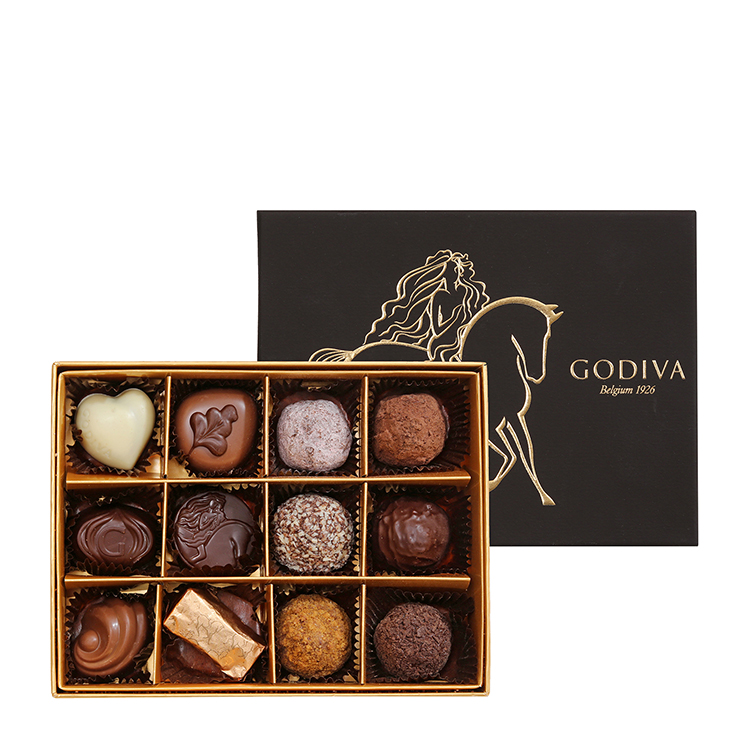 godiva/歌帝梵双享经典巧克力礼盒12颗装