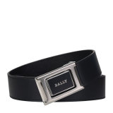 BALLY/巴利 男士DERIU小牛皮双面皮带 腰带6184665 黑色