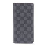 Louis Vuitton/路易威登 BRAZZA 棋格 牛皮 男士 钱夹 钱包 N62665