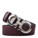 Salvatore Ferragamo/菲拉格慕 女士牛皮腰带 23A564 0615281 胭脂红色