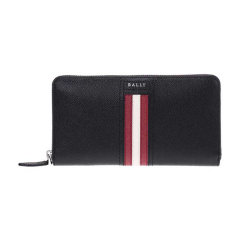 BALLY/巴利【22春夏新款】男士条纹皮质长款钱包钱夹 TELEN LT图片