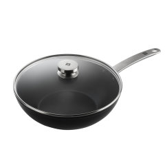 ZWILLING/双立人 双立人中式不粘炒锅不粘平底煎锅30cm/28cm/28cm红锅+硅胶铲/24cm图片