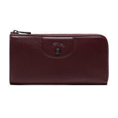 Longchamp/珑骧  女士LE PLIAGE CUIR系列羊皮长款钱包钱夹礼盒款 3418 757图片