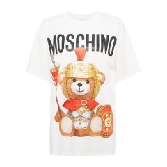 【大陆现货】MOSCHINO/莫斯奇诺 时尚新款中性款罗马熊纯棉女士短袖T恤070355401002图片
