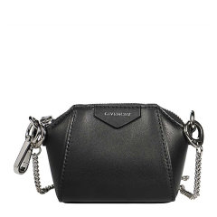 Givenchy 纪梵希 女士包袋 20秋冬黑色字母徽标链条包 斜跨包 单肩包图片