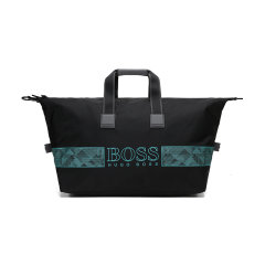 HUGO BOSS/雨果博斯 男士LOGO图案织物手提单肩斜挎包旅行袋 50434811图片