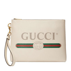 GUCCI/古驰 Gucci Print系列手拿包 皮质 572770 0Y2AT图片