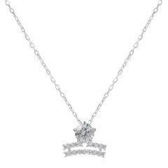 Swarovski/施华洛世奇 ZODIAC II 女士镀白金色仿水晶石十二星座锁骨链吊坠项链图片