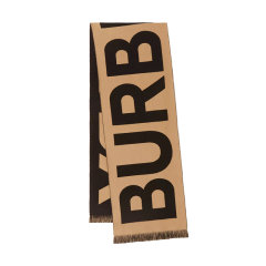【包税】BURBERRY/博柏利  经典款 男女同款徽标羊毛提花围巾（2色可选）图片