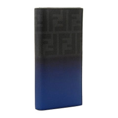 FENDI/芬迪 男士渐变拼色经典双F印花长款折叠钱包手包手拿包男包 7M0186-N8N 多色可选图片