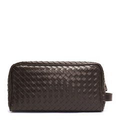 Bottega Veneta/葆蝶家 男士纯色羊皮经典编织款拉链开合钱夹钱包卡包手拿包男包 244706-V4651 多色可选图片
