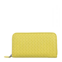 Bottega Veneta/葆蝶家 男女同款中性纯色羊皮经典编织全拉链开合长款钱包手包手拿包114076-V001N 多色可选图片