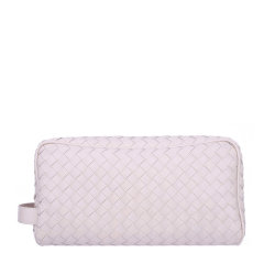 Bottega Veneta/葆蝶家 男士纯色羊皮经典编织款拉链开合钱夹钱包卡包手拿包男包 244706-V4651 多色可选图片
