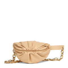 【包税】Bottega Veneta/葆蝶家 The Pouch系列女士纯色小牛皮登山扣开合单肩包斜挎包链条包手拿包云朵包女包 651445-VCP41 多色可选图片