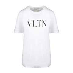 【包邮包税】 Valentino/华伦天奴 女士黑色棉质短袖T恤 TB3MG07D 3V6 0NI图片