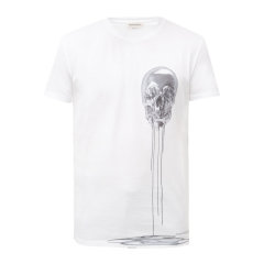 Alexander McQueen 亚历山大·麦昆 男士 服装 21春夏 圆领长袖T恤 男士长袖T恤图片