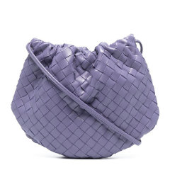 Bottega Veneta/葆蝶家 MINI BULB系列女士纯色小牛皮经典编织款抽绳开合单肩包斜挎包手拿包灯泡包女包 651905-V08Z1 多色可选图片