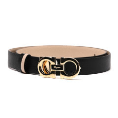 Salvatore Ferragamo/菲拉格慕荔枝纹牛皮革双面用女士皮带腰带23A5650图片