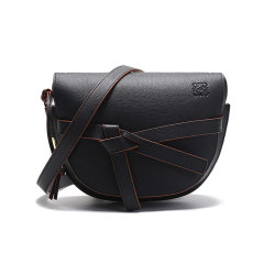 LOEWE/罗意威 女士GATE系列小号鹅卵石纹牛皮革单肩斜挎包马鞍包 A650T20X28图片