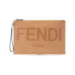 FENDI/芬迪女士小牛皮手拿包LOGO图案大号 8N0178 AC9L图片