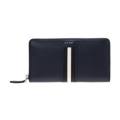 BALLY/巴利【22春夏新款】男士条纹皮质长款钱包钱夹 TELEN LT图片