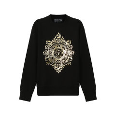 VERSACE JEANS COUTURE/范思哲牛仔男士棉质加绒款圆领长袖卫衣运动衫 71GAIF05 CF00F图片