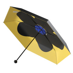 MISS RAIN/MISS RAIN Light轻云系列黑巧五折伞 轻简口袋伞图片