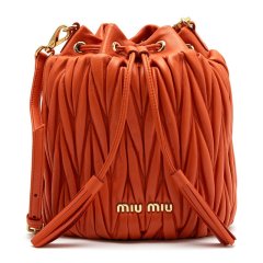 【包邮包税】 Miu Miu/缪缪 女士桃红色羊皮革斜挎包 5BE014 N88 F0592 PLSX图片