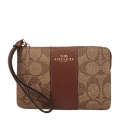 【包邮包税】 COACH/蔻驰 女士黑色皮革手拿包 F58032IMBLK PLSX图片