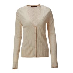 【包邮包税】 MaxMara/麦丝玛拉 女士浅灰色羊毛针织衫/毛衣 63460219600 001 PLFSX图片