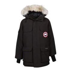 【包邮包税】 CANADA GOOSE/加拿大鹅 男士黑色聚酯纤维羽绒服 4660M-61图片