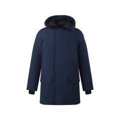 CANADA GOOSE/加拿大鹅 男士中长款Langford派克大衣鸭绒连帽羽绒服外套徽标刺绣 2052M图片