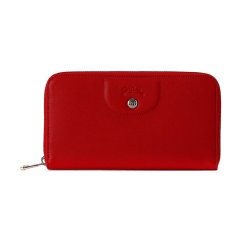 【包邮包税】Longchamp/珑骧 女性红色钱包 3504737045 PL2303图片