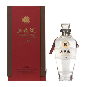 五粮液陈酿年份酒10年水晶瓶 50度 500ml 售罄