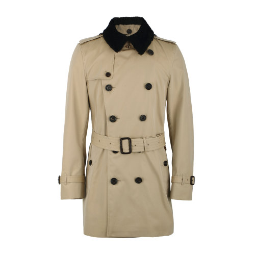 男士风衣_真皮毛领男士风衣(3)