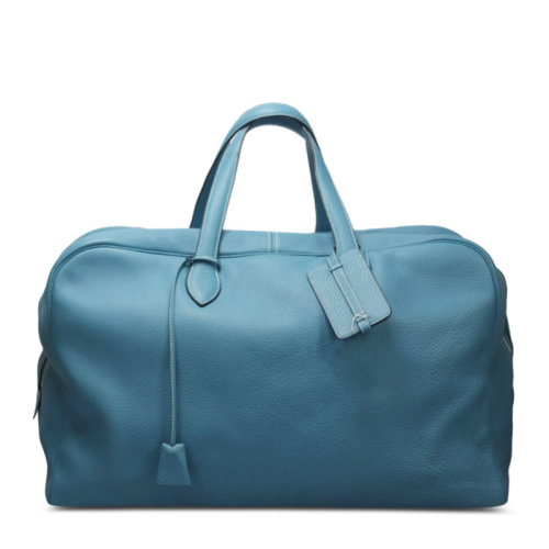 【hermes爱马仕 旅行包】hermes(爱马仕)蓝色tolo牛皮