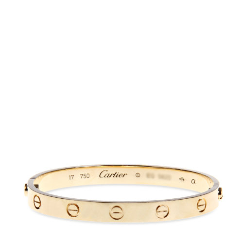 cartier(卡地亚)18k黄金love系列手镯