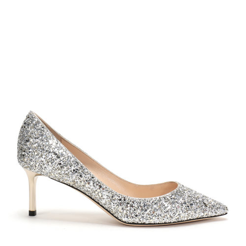 jimmychoo logo,jimmychoologo jimmychoo/周仰杰 女士闪光面料高跟鞋 romy 60 cgf