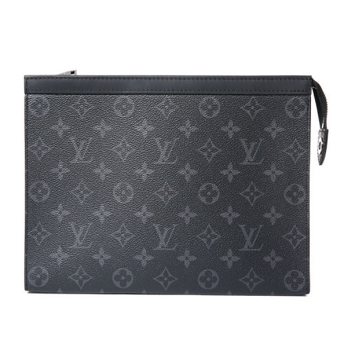 louis vuitton(路易威登) pochette男士黑老花色手拿包m61692