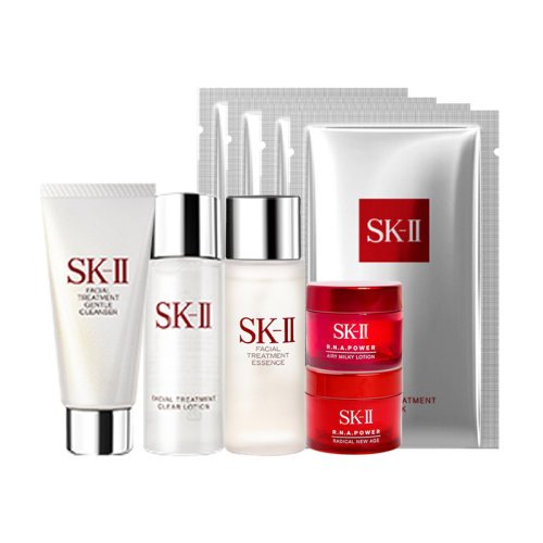 【sk-iisk-ii 面部护理套装【包税 sk-ii skii sk2 入门旅行体验