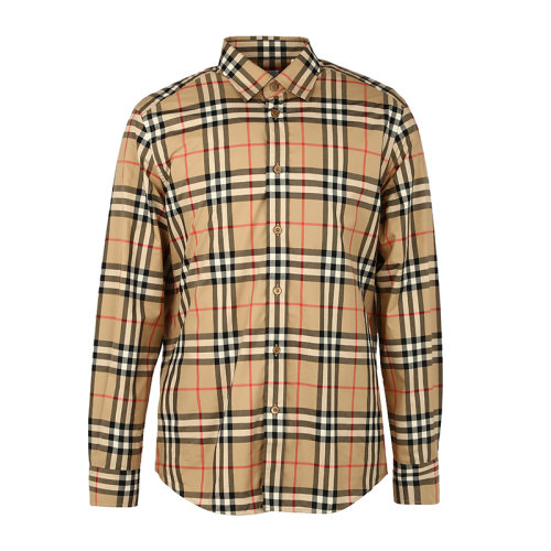 burberry衬衫,burberry衬衫真假辨别 burberry/博柏利20春夏经典格纹男士衬衫男士长袖衬衫8020863