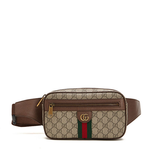 gucci/古驰 ophidia 系列 gg 腰包 帆布/配皮 腰包 574796 97sit