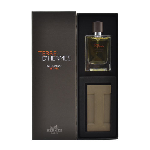 hermes/爱马仕 大地男士香水2件套(大地香水12.5ml 石头)
