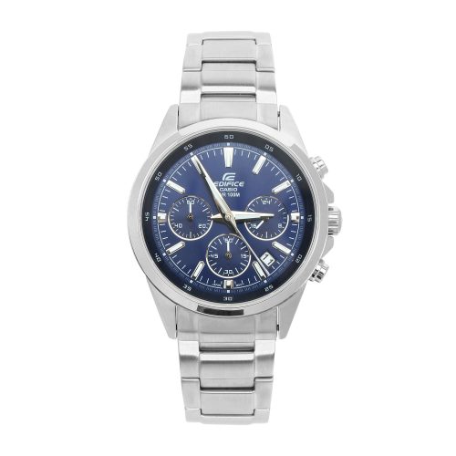 casio(卡西欧) ef系列 三针三圈设计不锈钢表壳矿物玻璃100米防水