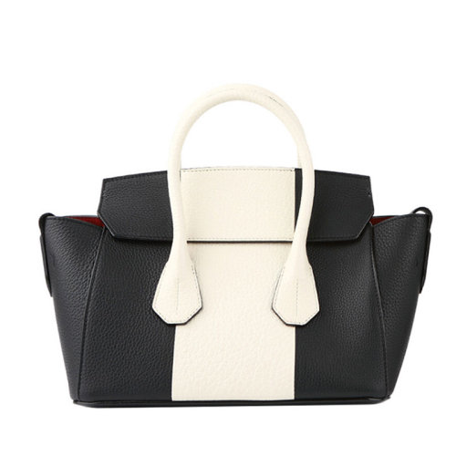 bally/巴利 女包 经典条纹 女士时尚百搭拼色皮质手提包 6208827