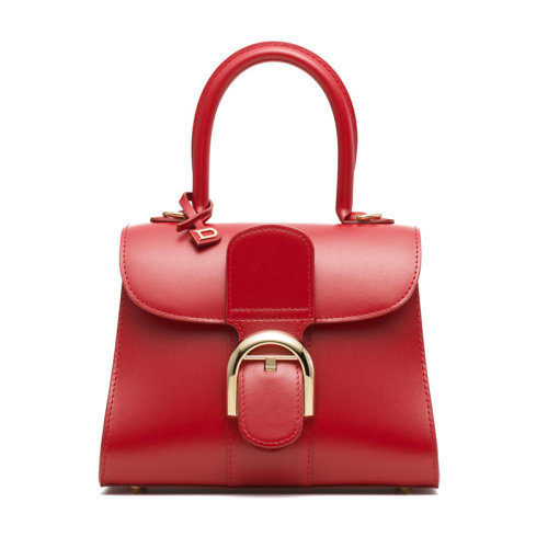【包税】delvaux/德尔沃 2020秋冬新款brillant 系列 红色滑面小牛皮