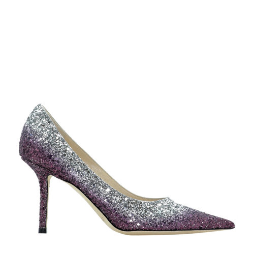 jimmy choo 周仰杰 女士 紫色亮片高跟鞋婚鞋 女高跟鞋 love85vkg