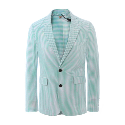 burberry/博柏利白绿格纹男士西服单件西装40686821