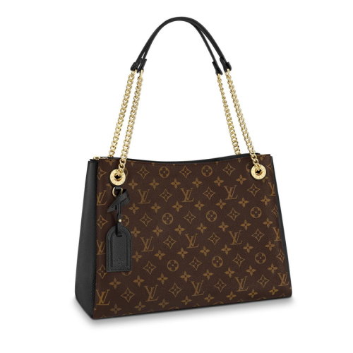 louis vuitton/路易威登包包 女士帆布/配皮手提包 lv女包单肩包 经典