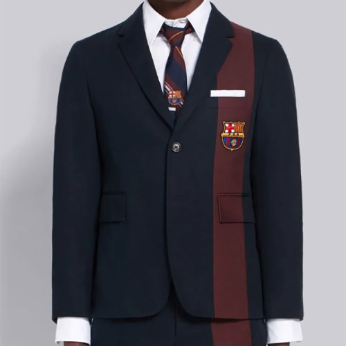 ThomBrowne西装,ThomBrowne西装 【预售】thom browne/thom browne 经典巴萨条纹西服外套 mju519e0490